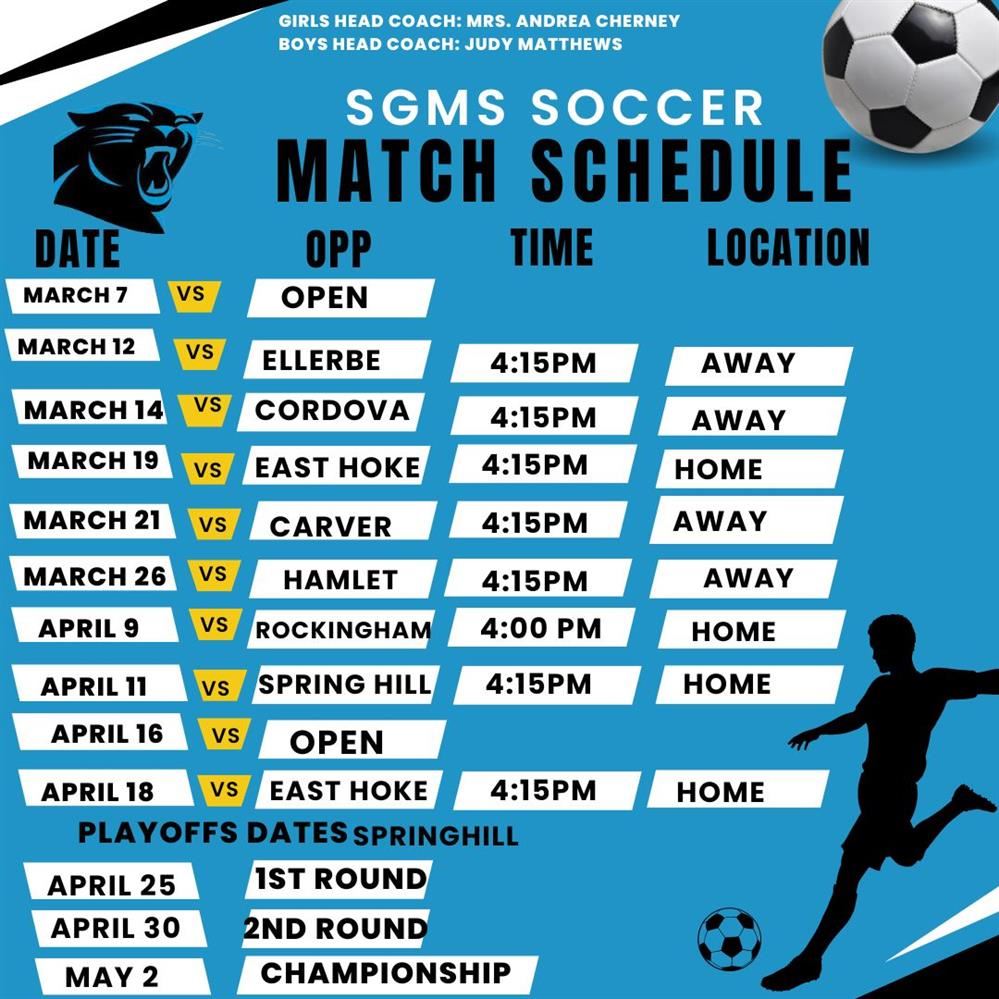  SGMS Soccer